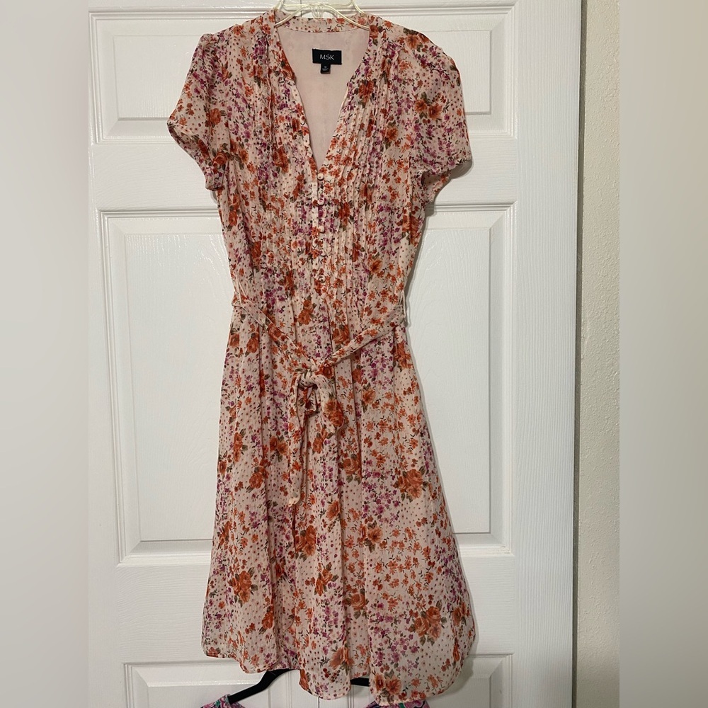 MSK Floral Print Women's Dress size 16